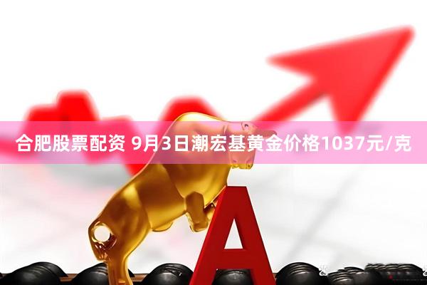 合肥股票配资 9月3日潮宏基黄金价格1037元/克